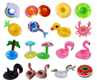 Jouets de piscine gonflables Novavojo en PVC de 25 cm, porte-gobelet flottant pour piscine, porte-gobelet en forme de fruit avec logo personnalisé