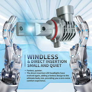 H4 H7 H1 H13 9012 9005 9006 H11 led xe máy Đèn pha Bóng đèn 6500K IP67 không thấm nước 4000 lumens mới - Product Image 5