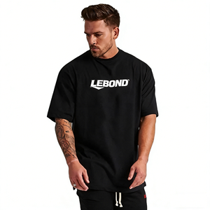 Camiseta Extra Grande Personalizada para Hombre, con Logotipo Impreso, de Algodón, Tallas Grandes, Corte Holgado - Product Image 1