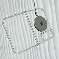 Coque de protection intégrale 360 magnétique anti-traces de doigts avec design 3D pour 18 Duo PC + support de caméra en acrylique