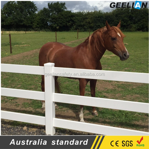 헤비 듀티 말 울타리 패널 pvc, 안정적이고 목초지 안전을 위한 높이 조절 가능 - Product Image 4