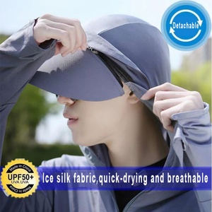 Camiseta de Pesca Transpirable de Secado Rápido, Sudadera con Capucha y Máscara, Protección UV UPF 50+, Ropa de Pesca - Product Image 5