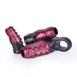 NNSX Funda de Silicona para Pene con Diseño de Pulpo/Gránulos, Anillo Estimulante para Retrasar la Eyaculación, Extensor de Pene, Juguetes Sexuales para Hombres - Product Image 1