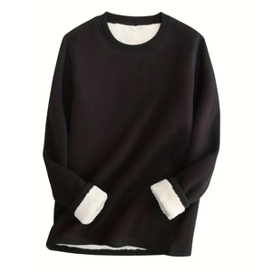 Ensemble de survêtements unisexe à col en O Sportswear avec logo personnalisé 2 pièces en toile de coton noire à motif solide Style décontracté Fabriqué au Pakistan - Product Image 3