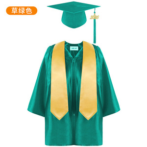 Robe de Cérémonie de Remise des Diplômes pour Enfants, Maternelle et Primaire, Unisexe, en Polyester, Costume de Scène, Collection Printemps 2026, Direct Usine - Product Image 2