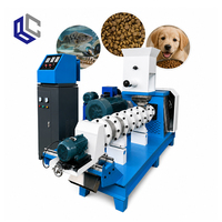 Machine de production d'extrudeuses de granulés humides pour aliments pour animaux de compagnie, aliments pour poissons flottants et friandises pour chiens, capacité 200 kg/h, pour le Nigeria