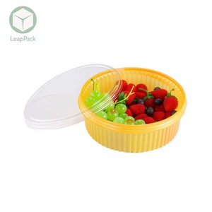 Caja de Plástico Transparente Desechable y Sellada para Empacar Pan y Productos de Panadería, Diseño de Nubes de Palabras - Product Image 4
