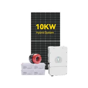 बैटरी के साथ पूरा सेट सोलर माउंटिंग सिस्टम 10 किलोवाट 12 किलोवाट 15 किलोवाट घर की छत सौर ऊर्जा प्रणाली