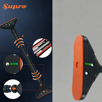 Barre de traction robuste Supro pour cadre de porte, sans vis, avec verrou de sécurité, barre de traction réglable pour la maison et la salle de sport