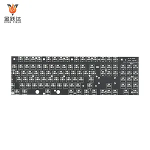 Benutzer definiertes Design104-Tasten RGB-Tastatur in voller Größe PCBA-Leiterplatte PCBA-Hot-Swap-Platine Mechanische Tastatur Leiterplatte montage Fabrik