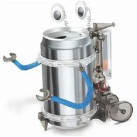 Novela Solar Motive Fuente de alimentación Educativa DIY Smart Tin Can Robot Science Kit Juguetes