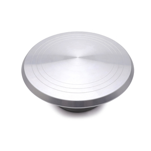 12inch Baking Tools Aluminum Alloy Birthday Cake Turntable Plastic