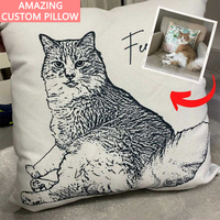 Coussins décoratifs personnalisés super doux, jouets en peluche, oreillers en peluche anime, oreillers lestés en peluche épaisse