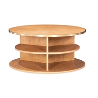 Table basse de salon de luxe moderne au design minimaliste, base en bois massif, prix de gros