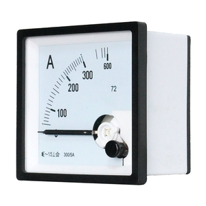Hochwertiges AT-72 Analoges Panelmessgerät 72*72mm Klasse 1.5 Genauigkeit Kupfermaterial Spannungs- und Strommessgerät AC/DC (A V HZ KW) - Product Image 2