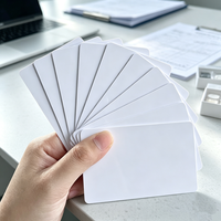 Carta Bianca in PVC Personalizzata Formato Carta di Credito CR80 con Stampa a Trasferimento Magnetico, per Tessere Associative e Aziendali, con Scatola e Goffratura