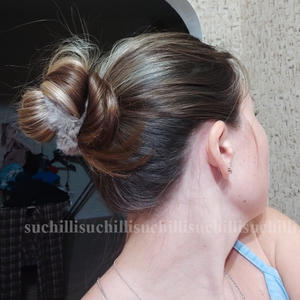 Coleteros de Terciopelo de Color Sólido para Mujer, Bandas para el Cabello para Niñas, Lazos para Cola de Caballo, Accesorios - Product Image 4