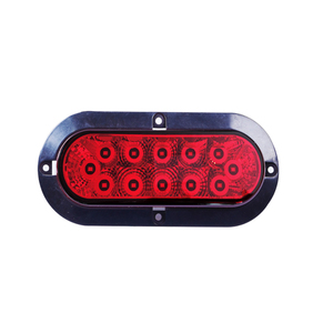 Sae Dot Không Thấm Nước 6 Inch Hình Bầu Dục <span class=keywords><strong>LED</strong></span> Trailer Đuôi Đèn Dừng Bật Đèn Tín Hiệu Cho Xe Tải, RV, Thuyền, Jeep, 12V Hổ Phách Ánh Sáng Màu Đỏ Kit - Product Image 1