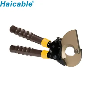 Cortador de cable ACSR de trinquete, Haicable, para cables con núcleo de acero XJ50 Cu/Al, cortador de cable blindado