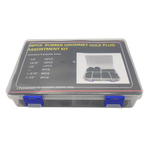 66 cái hai mặt vòng cao su grommets Kit lỗ rắn cắm grommets loại cho con dấu - Product Image 1