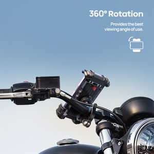 Support de téléphone pour vélo Lamicall BM02, vente chaude, stable, verrouillage sécurisé, support de téléphone portable pour moto, clip, 4,7-6,8 pouces, meilleur article cadeau - Product Image 3