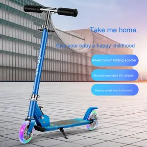 Alliage d'aluminium de scooter de mobilité pour enfants de haute qualité avec trois <span class=keywords><strong>roues</strong></span> en polyuréthane pour une utilisation en extérieur Dropshipping disponible - Product Image 2