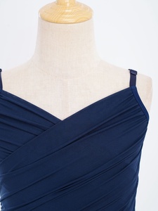 Maillot de Ballet para Niñas, Tipo Camisola, con Tirantes Finos, Diseño Cruzado y Fruncido, para Práctica de Danza, Hecho a Medida - Product Image 3
