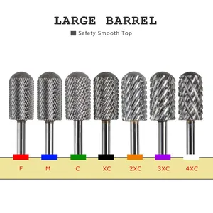 หัวเจียรเล็บทังสเตนคาร์ไบด์ขนาดใหญ่ 2.35 มม. แบบเรียบ สำหรับเจียรเจลอะคริลิค ทำเล็บ - Product Image 2