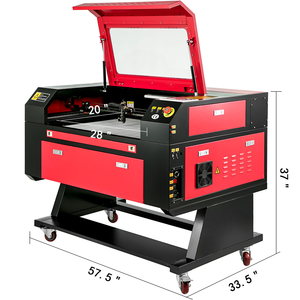 <span class=keywords><strong>Vevor</strong></span> 80W 700*500mm CO2 Découpe <span class=keywords><strong>Laser</strong></span> Depuis US Europe Entrepôt Prend En Charge BMP Format Tube Source Machine De Gravure - Product Image 1