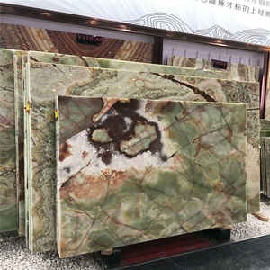 실내 장식용 천연 다크 그린 오닉스 석재 타일 및 석판 - Product Image 2