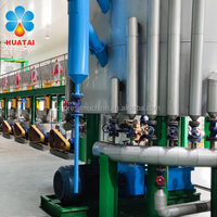 Máquina de extracción de solvente de aceite de soja 30t/d y máquina de refinación para línea de producción de fabricantes de aceite comestible