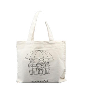 Promotional Recycled Leopard <b>Folding</b> Custom Printed Canvas Tote <b>Bags</b> with Custom Logo and Shoulder Strap - Product Image 4