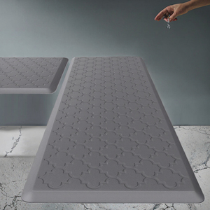 Modern Waterproof Antifatigue <strong>Kitchen</strong> <strong>Mat</strong> Heavy Duty Ergonomic <strong>Standing</strong> Desk <strong>Mat</strong> with Memory Foam Washable PU Material - Product Image 2