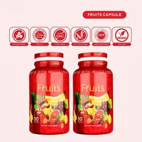 HDK OEM ODM Capsules de fruits antioxydantes pour le soutien immunitaire, l'énergie et le bien-être quotidien – Mélange de fruits végétaliens en capsules sous marque privée