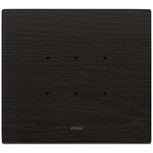 Placa de pared Vimar Wenge de 18 pulgadas con cubierta para interruptor de 3 módulos - Product Image 1