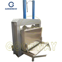 Machine de déshydratation de la pulpe de manioc râpée, presse à manioc, pressage hydraulique, traitement du gari