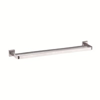 Ensemble de quincaillerie de salle de bain intégré sans perçage, en acier inoxydable, support mural pour serviettes et étagère de rangement - Vente en gros usine