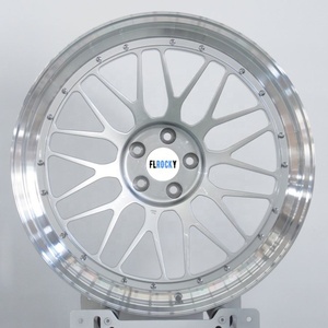 Jantes en alliage forgé Flrocky Custom 6061 légères, 2 pièces, 5x112 5x120, nouvelles, en aluminium, PCD 98 mm pour LM Lemans - Product Image 5