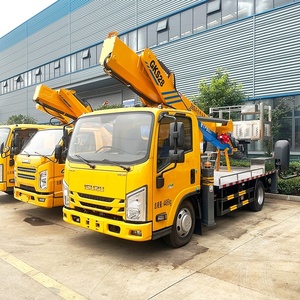 รถบรรทุกติดตั้งกระเช้ายกแบบยืดหดได้ ISUZU ELF KV100 ของญี่ปุ่น ขนาด 23 ม. 25 ม. 30 ม. 45 ม. รถกระเช้าไฟฟ้า - Product Image 1