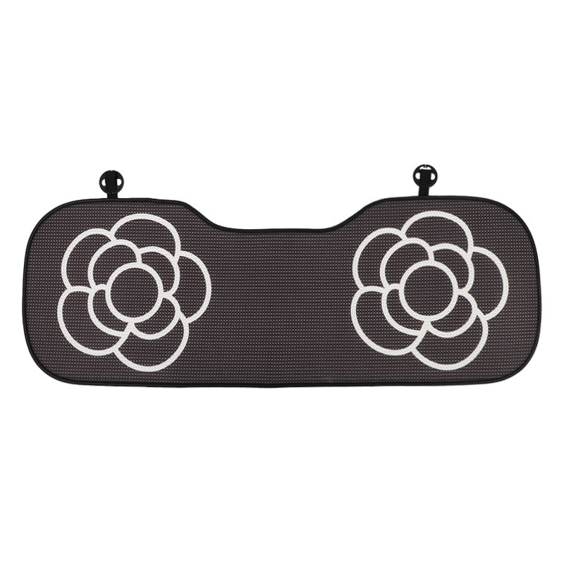 Cojines de asiento de camelia en forma de panal en la última fila
