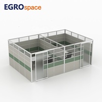 Système de cloisonnement modulaire insonorisé EGROspace OEM/ODM pour bureaux – Cloison haute pour postes de travail
