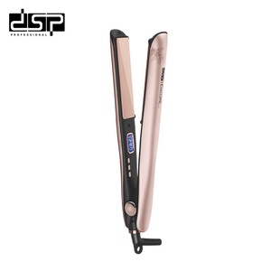 Lisseur et fer à boucler professionnel 2 en 1 Dsp Rose Gold, chauffe rapidement, multi-styler pour tous types de cheveux - Product Image 1