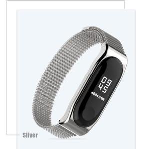 <span class=keywords><strong>Mi</strong></span> Band3 <span class=keywords><strong>mi</strong></span> band4 magnético Milanese correa de muñeca para <span class=keywords><strong>Xiaomi</strong></span> <span class=keywords><strong>mi</strong></span> banda 3 Acero inoxidable lazo <span class=keywords><strong>pulsera</strong></span> Miband 3 Smart - Product Image 4