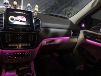Kit d'éclairage d'ambiance intérieur LED 64 couleurs pour Mercedes Benz GLE/GLS/GL/ML W166 - Accessoires de bande lumineuse d'ambiance