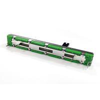 Mélangeur Fader B10K Potentiomètre à glissière droite à double canal A503 Potentiomètre à glissière 45mm Double avec Led