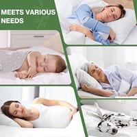 Housse de matelas rafraîchissante Aosen 3D Air Layer en viscose de bambou, douce et respirante, style ajusté, poches extensibles de 18 pouces de profondeur