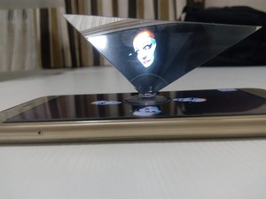 Più economico Smartphone 3D proiettore Olografico piramide Pellicola Trasparente Del Proiettore - Product Image 5
