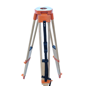 Trépied en bois massif pour instrument de nivellement, station totale, topographie et cartographie avec accessoires de support d'extension - Product Image 4