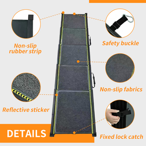 Multi-Scenario Aluminum Telescopic Foldable <strong>Dog</strong> &amp; <strong>Small</strong> Animal <strong>Ramp</strong> for SUV Truck RV Bed - Product Image 3
