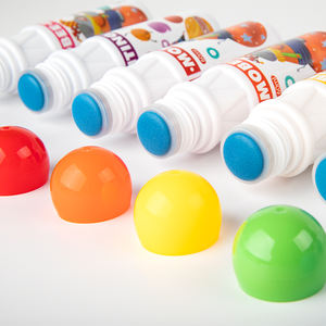 Mobee P022B01 6 couleurs Dot Makers <span class=keywords><strong>Bingo</strong></span> Pen Washable Paint Watercolor Pen Outils de peinture pour enfants bing dot marker - Product Image 6